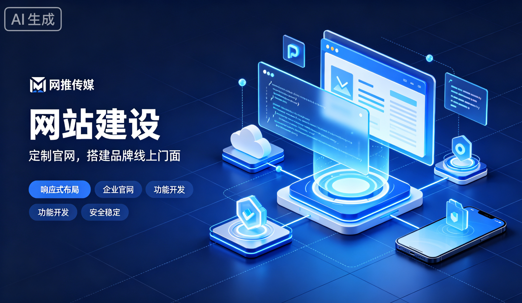网站建设宣传图